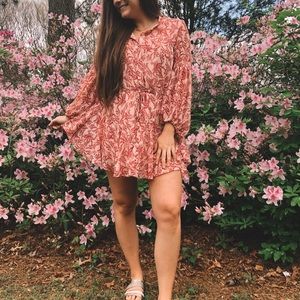 Vici Pink floral Dress